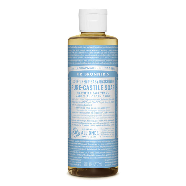 Dr Bronners Liquid Castile Soap Baby Mild