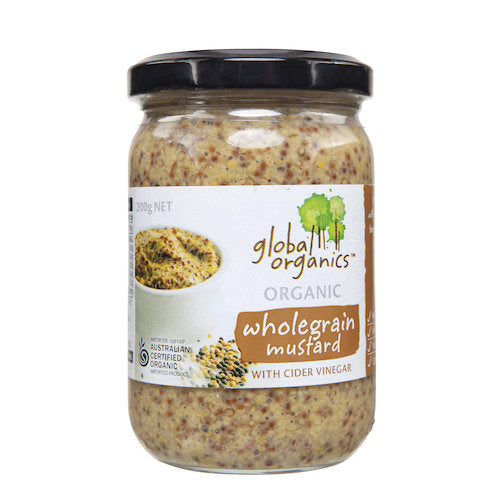 Global Organics Wholegrain Mustard 200g