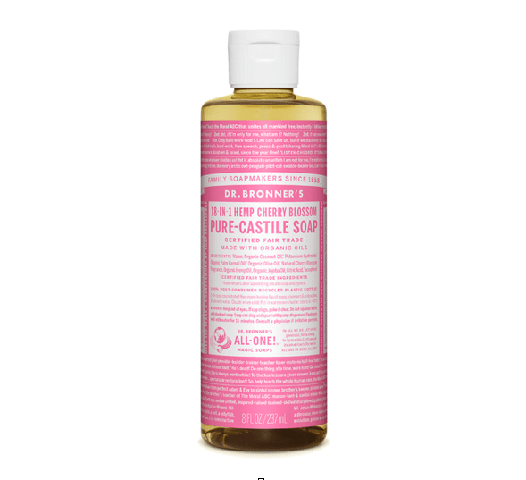Dr Bronner Liquid Castile Soap Cherry Blossom 237ml