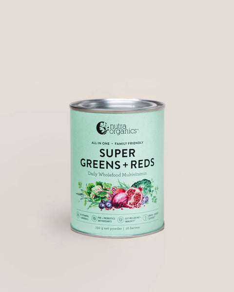 Nutra Organics Super Greens and Reds 150g