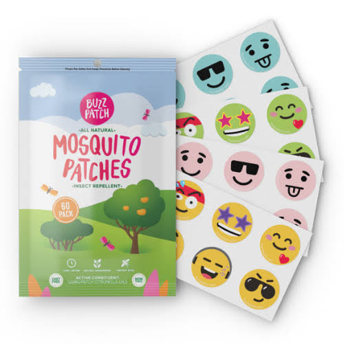The Natural Patch Co. BuzzPatch Organic Mosquito Repellent Stickers