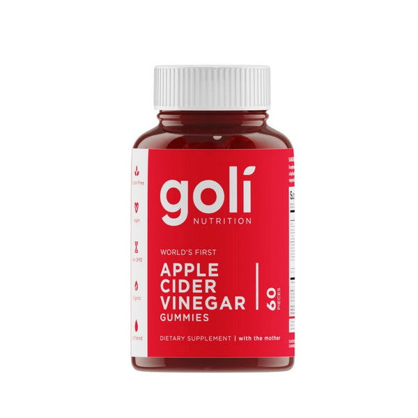 Goli Nutrition Apple Cider Vinegar Gummies 60pk