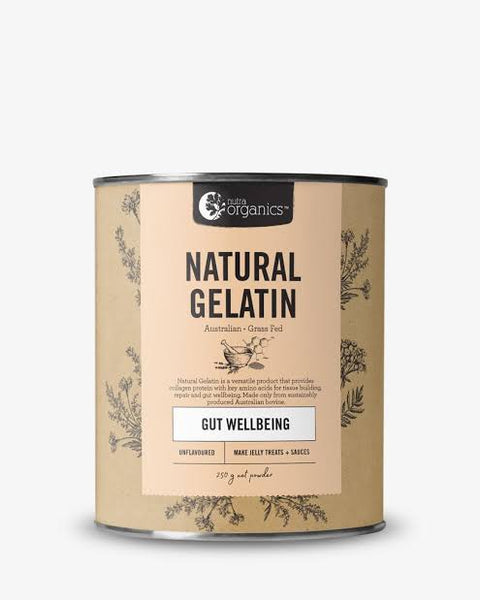 Nutra Organics Natural Gelatin Unflavoured