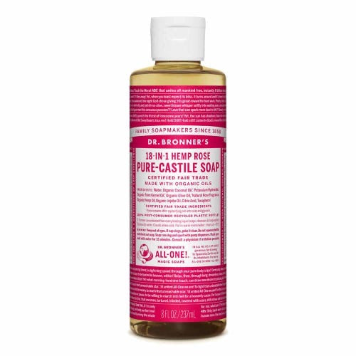 Dr Bronner Liquid Castile Soap Rose