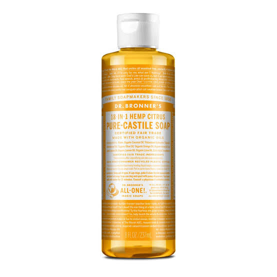 Dr Bronner Liquid Castile Soap Citrus 237ml