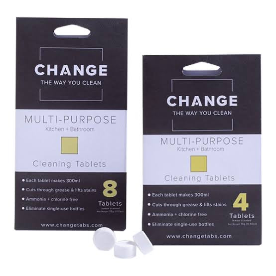 Change Multi-purpose Kitchen and Bathroom Cleaning Tablets