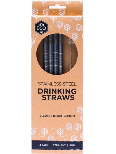 Ever Eco Stainless Steel Straws - Straight